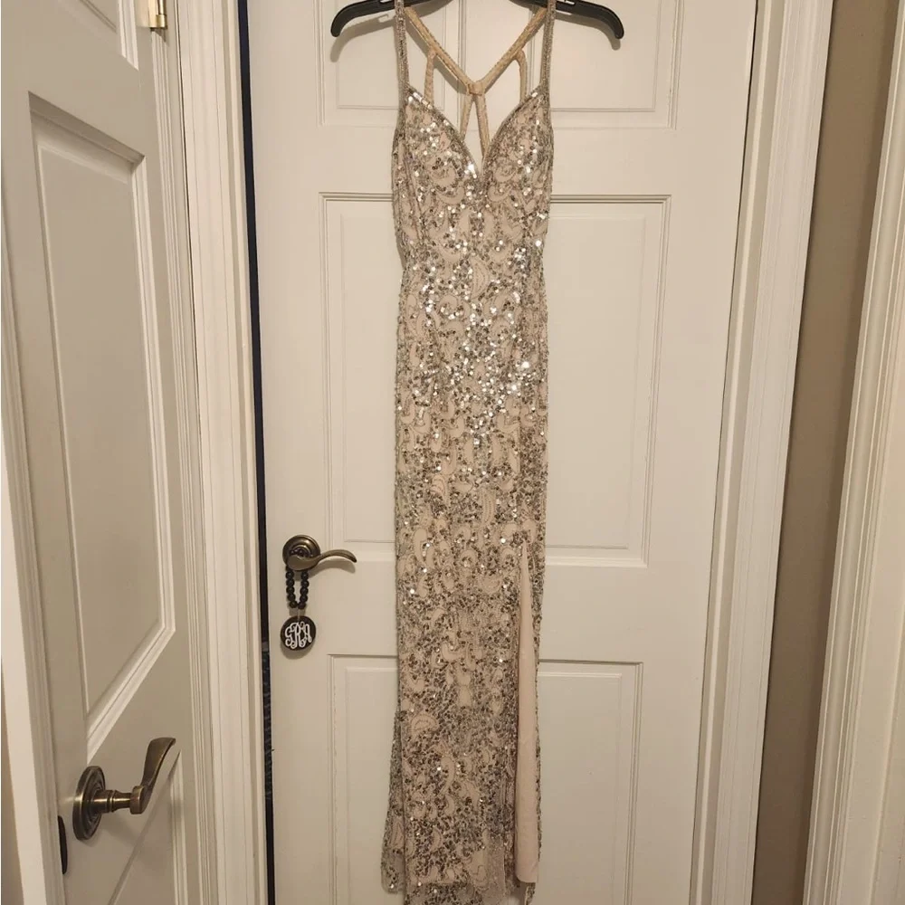 Sequin Prom Dress - Picture 3 of 6